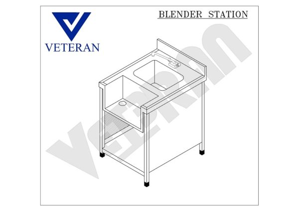 02 BLENDER STATION VETERAN KITCHEN EQUIPMENT Model1